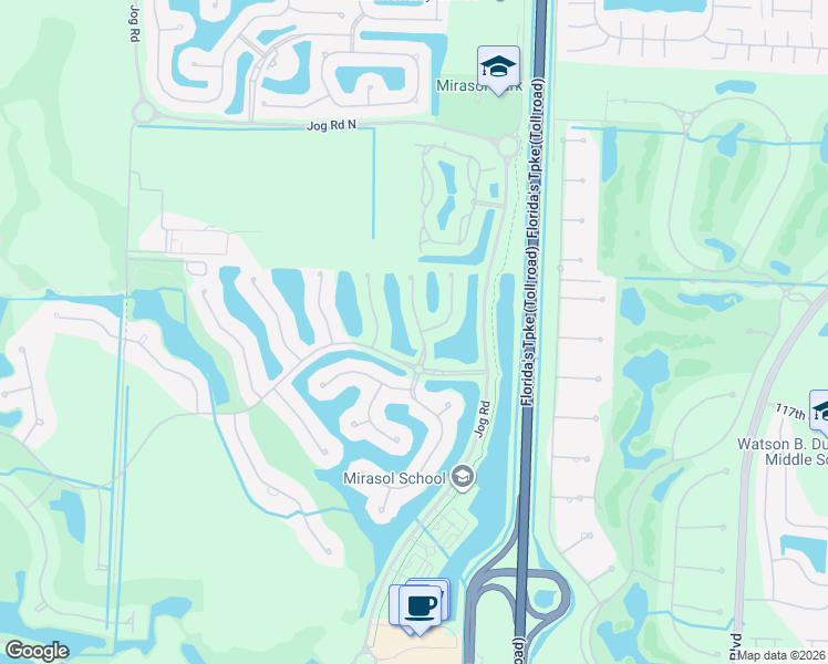 map of restaurants, bars, coffee shops, grocery stores, and more near 217 Andalusia Drive in Palm Beach Gardens