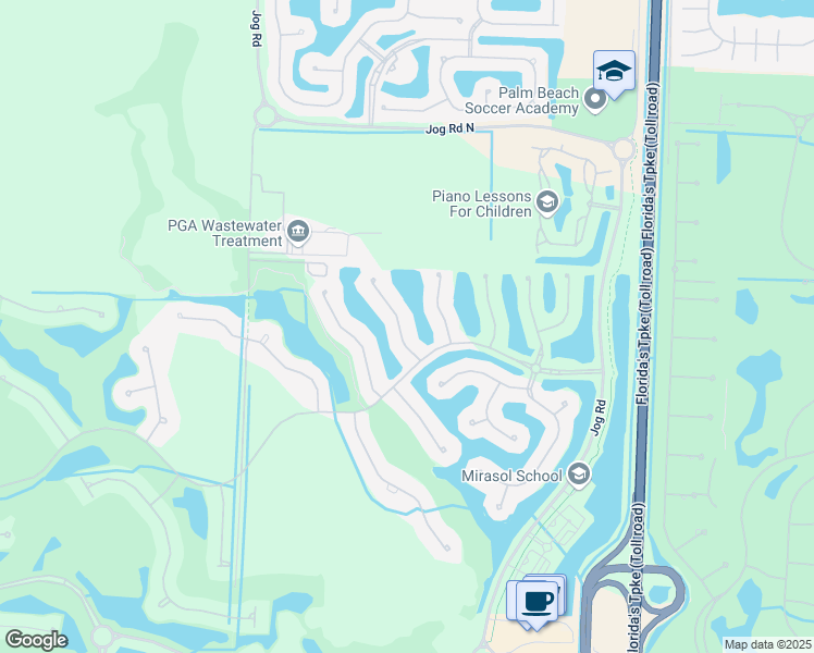 map of restaurants, bars, coffee shops, grocery stores, and more near 114 Tranquilla Drive in Palm Beach Gardens