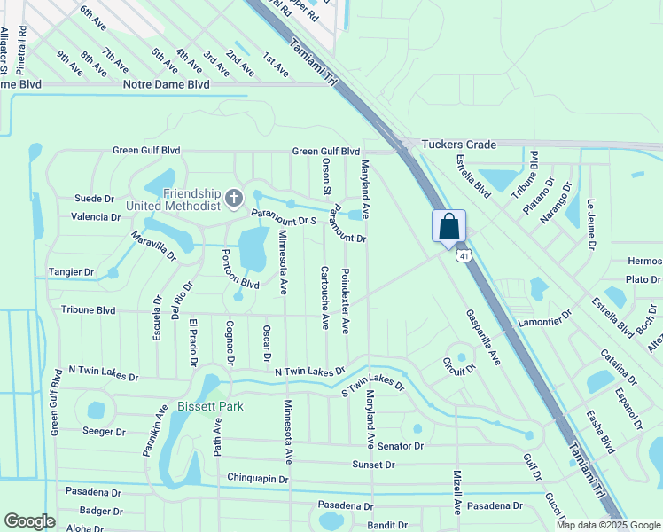 map of restaurants, bars, coffee shops, grocery stores, and more near 12198 Cartouche Avenue in Punta Gorda