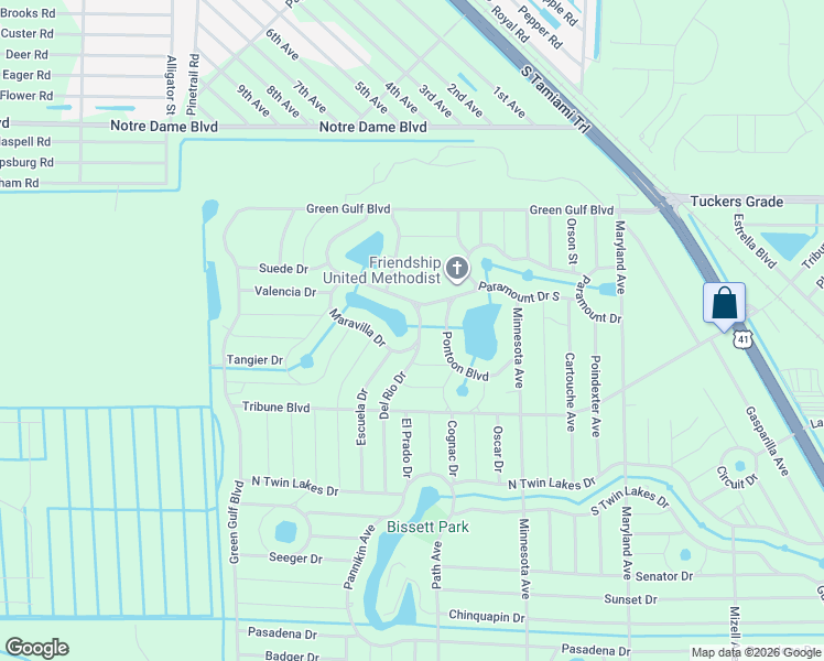 map of restaurants, bars, coffee shops, grocery stores, and more near 12148 Del Rio Drive in Punta Gorda