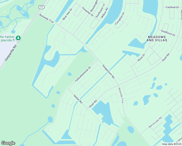 map of restaurants, bars, coffee shops, grocery stores, and more near 12098 Salitpa Court in Placida