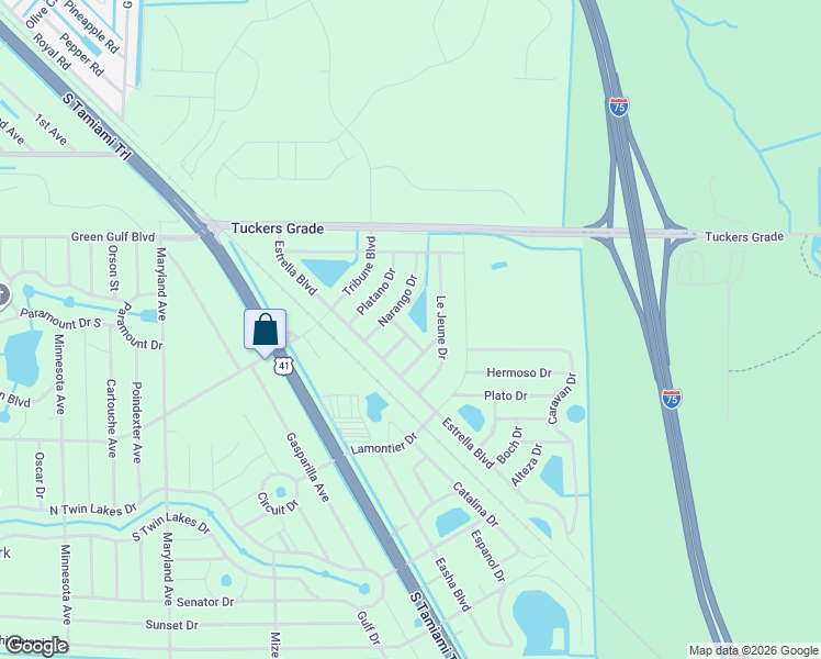 map of restaurants, bars, coffee shops, grocery stores, and more near 12149 Buenos Court in Punta Gorda