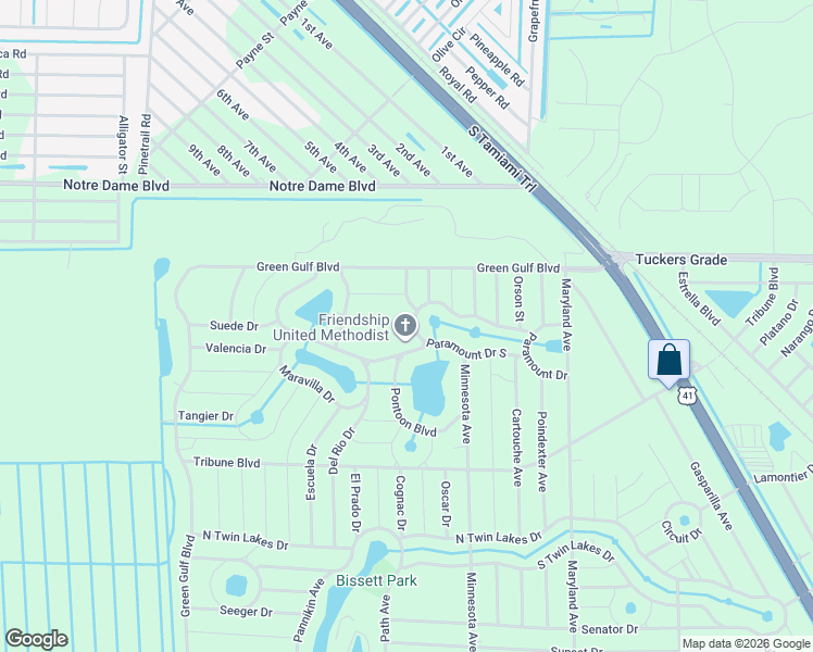 map of restaurants, bars, coffee shops, grocery stores, and more near 27366 Del Rio Drive in Punta Gorda