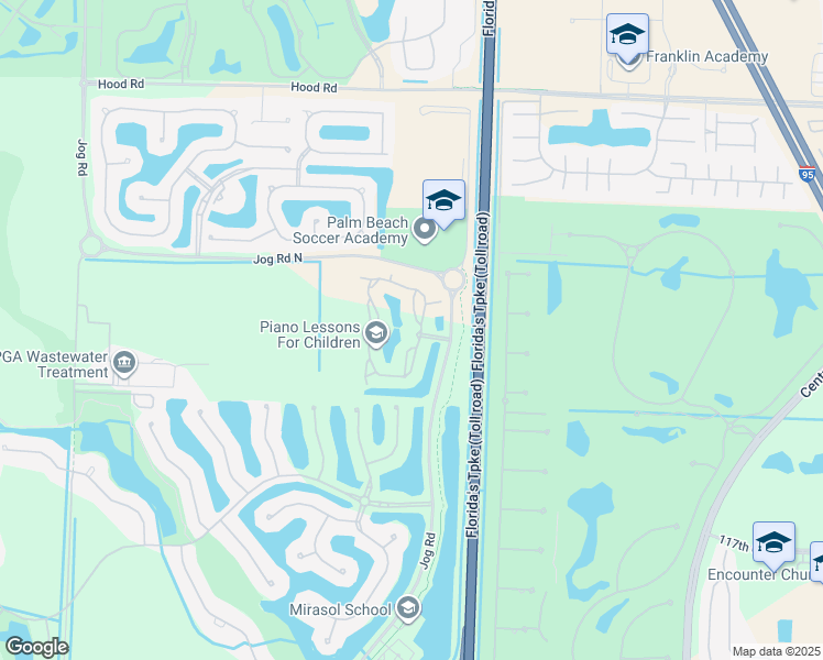 map of restaurants, bars, coffee shops, grocery stores, and more near 2000 Portofino Circle in Palm Beach Gardens