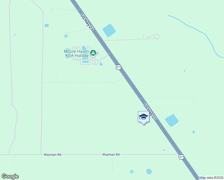 map of restaurants, bars, coffee shops, grocery stores, and more near 1205 Coffey Road in Moore Haven