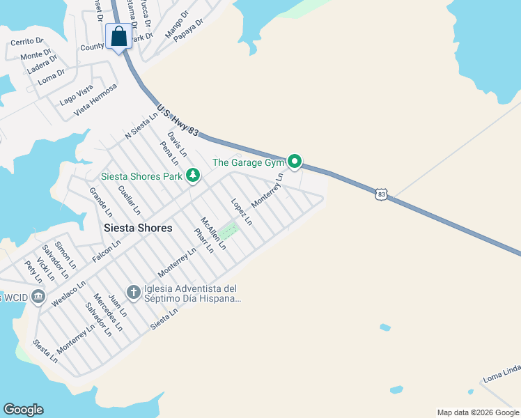 map of restaurants, bars, coffee shops, grocery stores, and more near 5406 Romeo Lane in Zapata