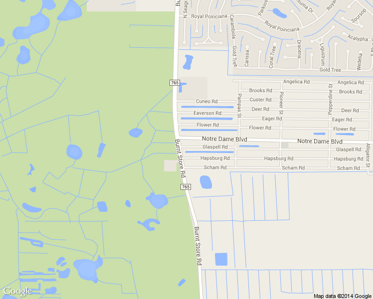 map of restaurants, bars, coffee shops, grocery stores, and more near 26015 Glaspell Road in Punta Gorda