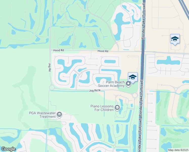 map of restaurants, bars, coffee shops, grocery stores, and more near 221 Via Condado Way in Palm Beach Gardens