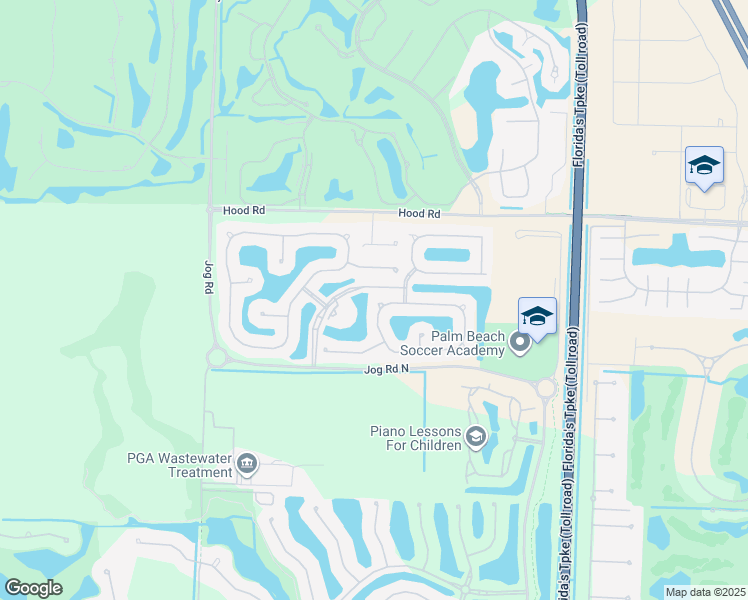 map of restaurants, bars, coffee shops, grocery stores, and more near 221 Via Condado Way in Palm Beach Gardens
