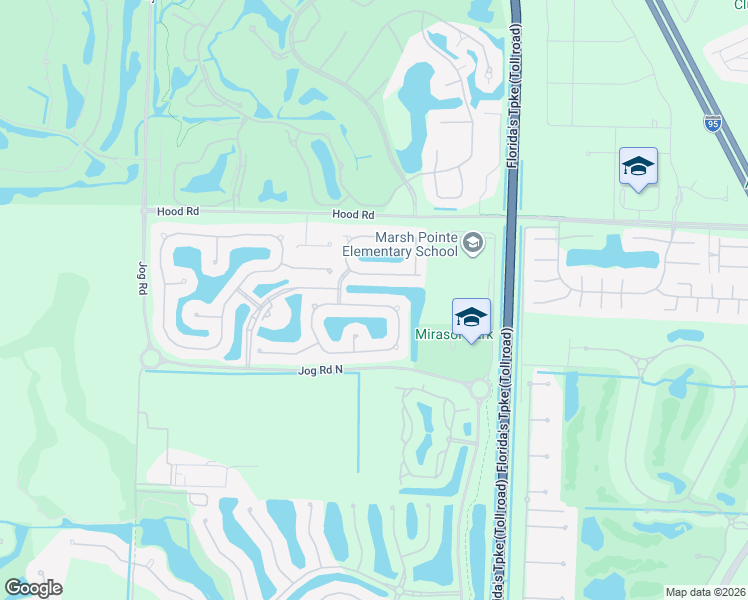 map of restaurants, bars, coffee shops, grocery stores, and more near 117 Via Condado Way in Palm Beach Gardens