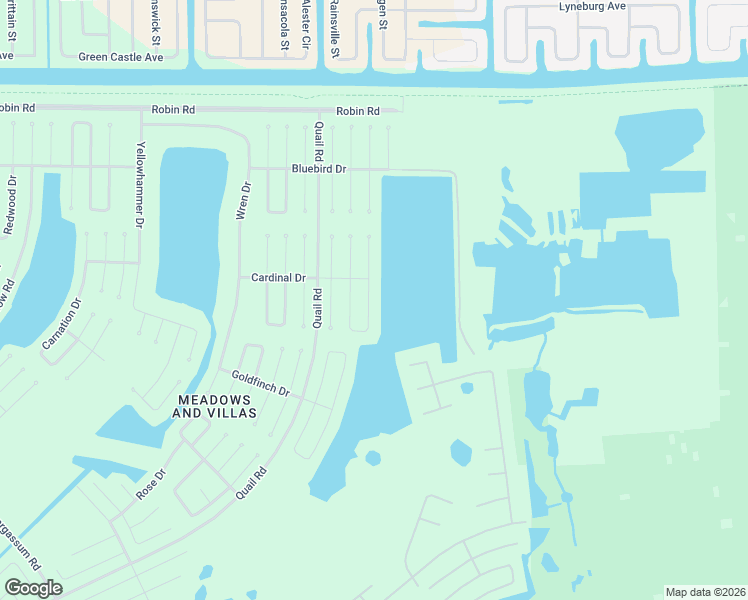 map of restaurants, bars, coffee shops, grocery stores, and more near 41 Theresa Boulevard in Port Charlotte