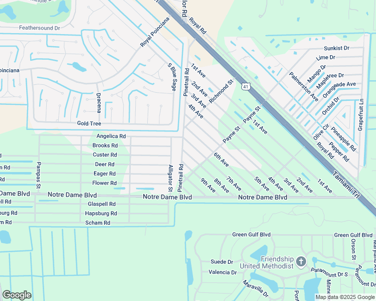 map of restaurants, bars, coffee shops, grocery stores, and more near 11293 6th Avenue in Punta Gorda