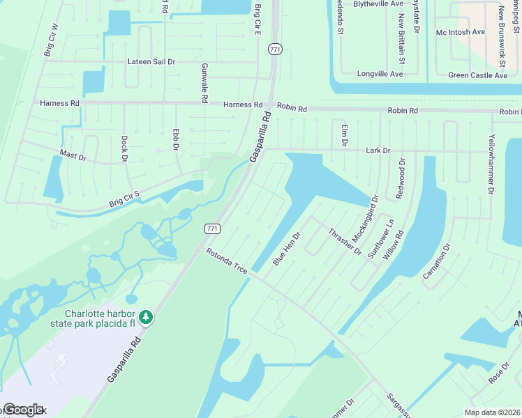 map of restaurants, bars, coffee shops, grocery stores, and more near 6 Oriole Lane in Placida