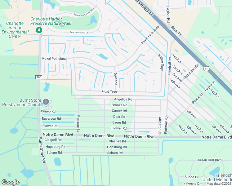 map of restaurants, bars, coffee shops, grocery stores, and more near 413 Gold Tree in Punta Gorda