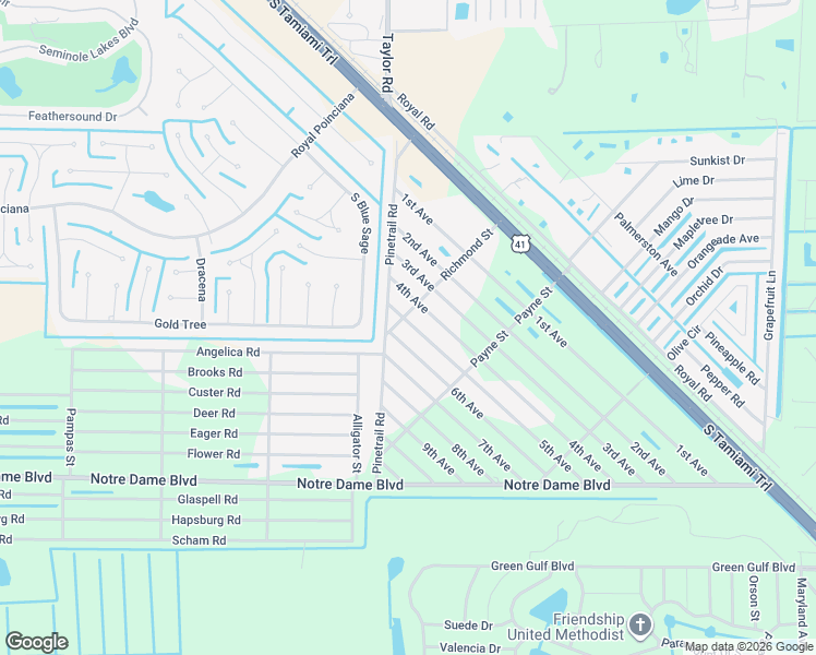 map of restaurants, bars, coffee shops, grocery stores, and more near 11243 5th Avenue in Punta Gorda