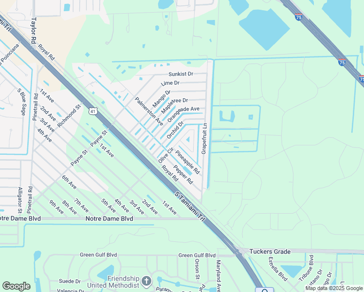 map of restaurants, bars, coffee shops, grocery stores, and more near 11314 Olive Circle in Punta Gorda