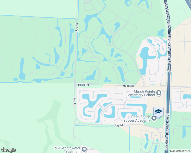 map of restaurants, bars, coffee shops, grocery stores, and more near 12821 Briarlake Drive in West Palm Beach