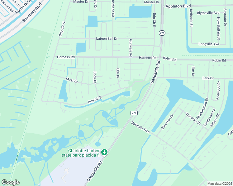 map of restaurants, bars, coffee shops, grocery stores, and more near 87 Brig Circle South in Placida