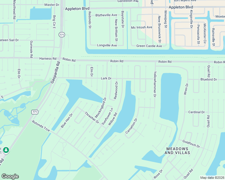 map of restaurants, bars, coffee shops, grocery stores, and more near 19 Redwood Drive in Placida