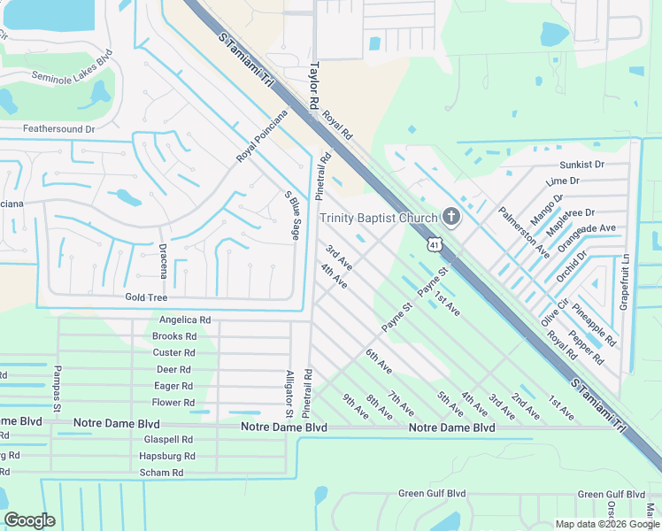 map of restaurants, bars, coffee shops, grocery stores, and more near 11183 3rd Avenue in Punta Gorda