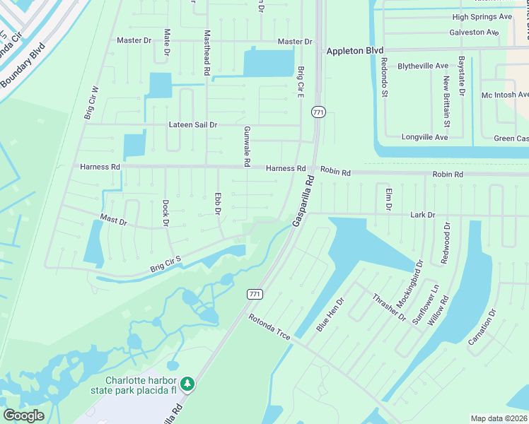 map of restaurants, bars, coffee shops, grocery stores, and more near 15 Hull Court in Placida