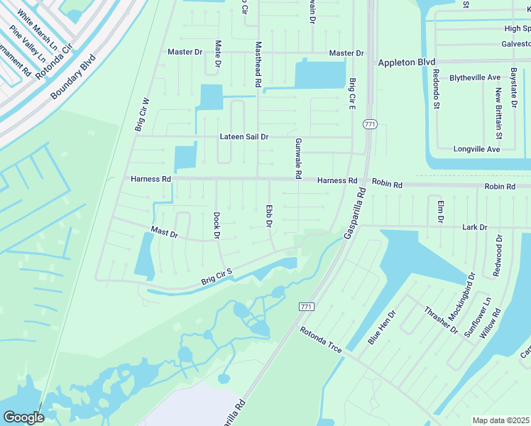 map of restaurants, bars, coffee shops, grocery stores, and more near 3 Garnet Drive in Placida
