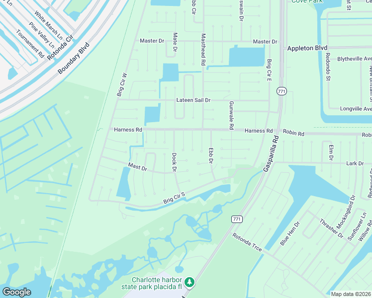 map of restaurants, bars, coffee shops, grocery stores, and more near 3 Afloat Drive in Placida