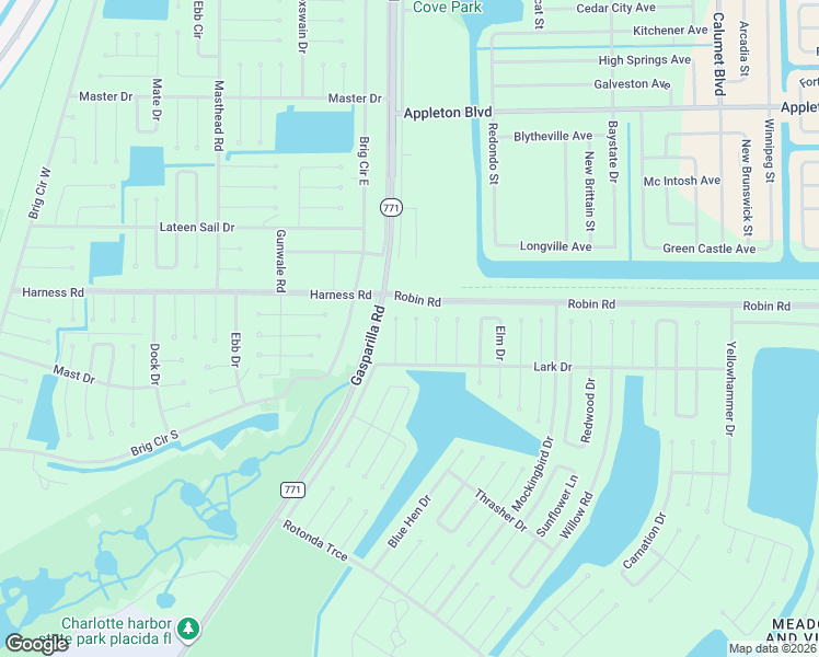 map of restaurants, bars, coffee shops, grocery stores, and more near 7 Birch Court in Placida