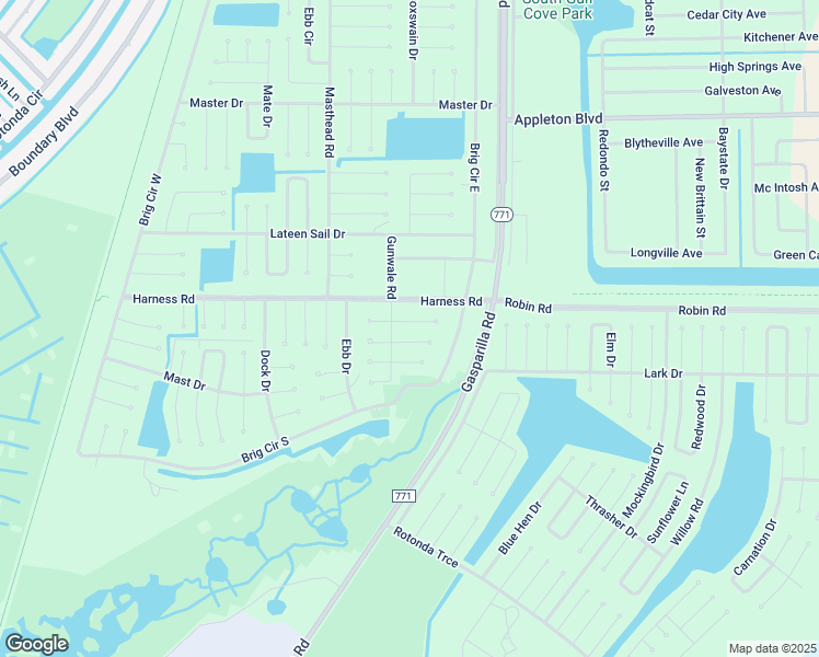 map of restaurants, bars, coffee shops, grocery stores, and more near 15 Hull Court in Placida