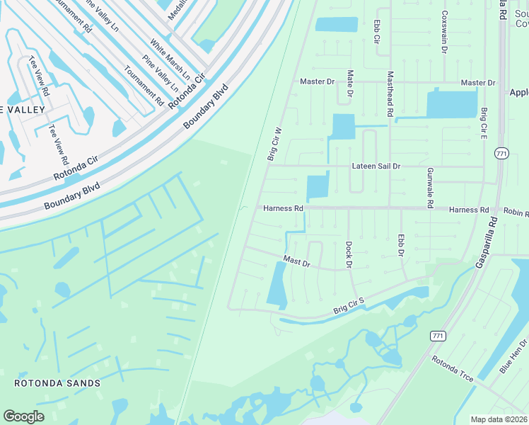 map of restaurants, bars, coffee shops, grocery stores, and more near 7 Harness Road in Placida