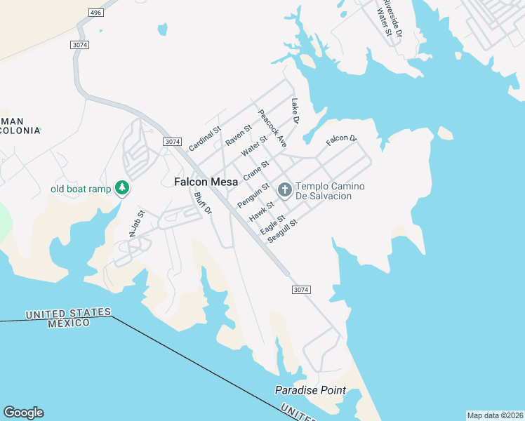 map of restaurants, bars, coffee shops, grocery stores, and more near 183 Hawk Street in Zapata