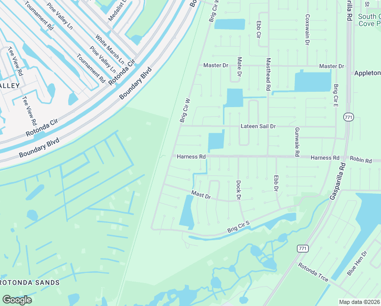map of restaurants, bars, coffee shops, grocery stores, and more near 12 Harness Road in Placida