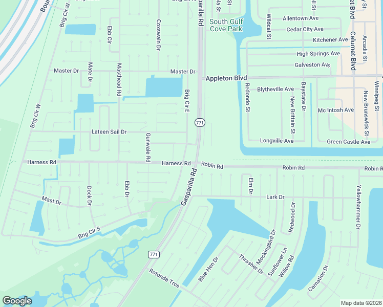 map of restaurants, bars, coffee shops, grocery stores, and more near 31 Brig Circle East in Placida