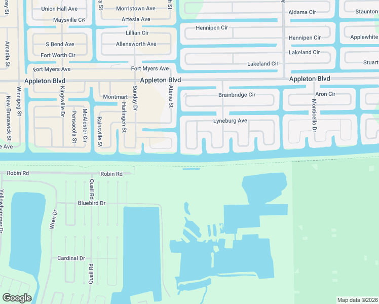 map of restaurants, bars, coffee shops, grocery stores, and more near 10522 Riverside Road in Port Charlotte