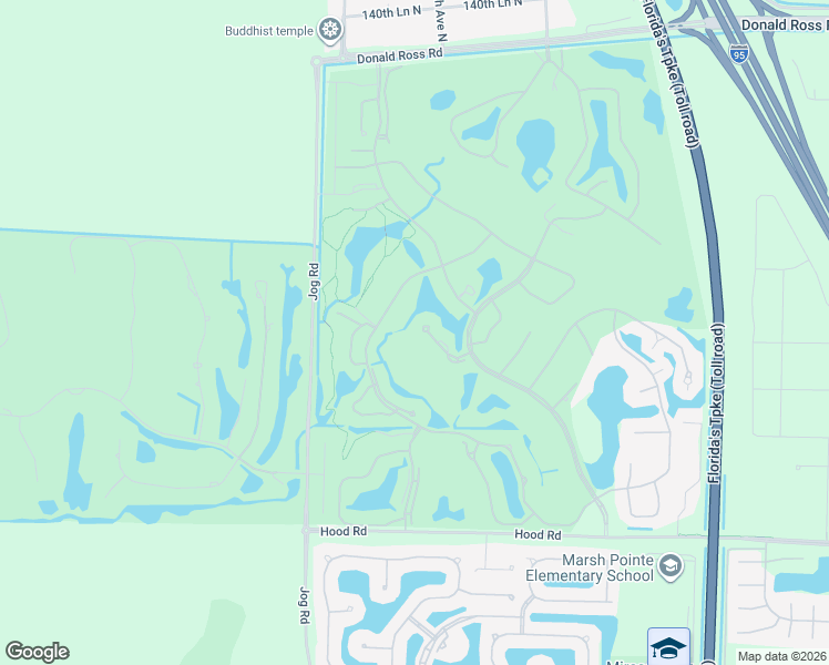 map of restaurants, bars, coffee shops, grocery stores, and more near 6702 South Pine Court in West Palm Beach
