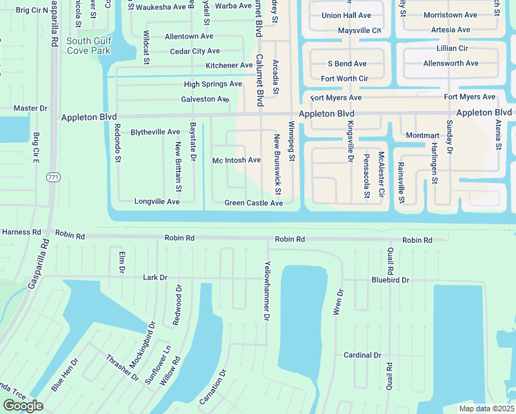 map of restaurants, bars, coffee shops, grocery stores, and more near 13497 Green Castle Avenue in Port Charlotte