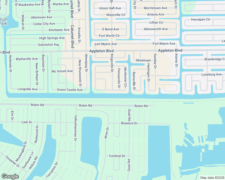 map of restaurants, bars, coffee shops, grocery stores, and more near 10599 McAlester Circle in Port Charlotte