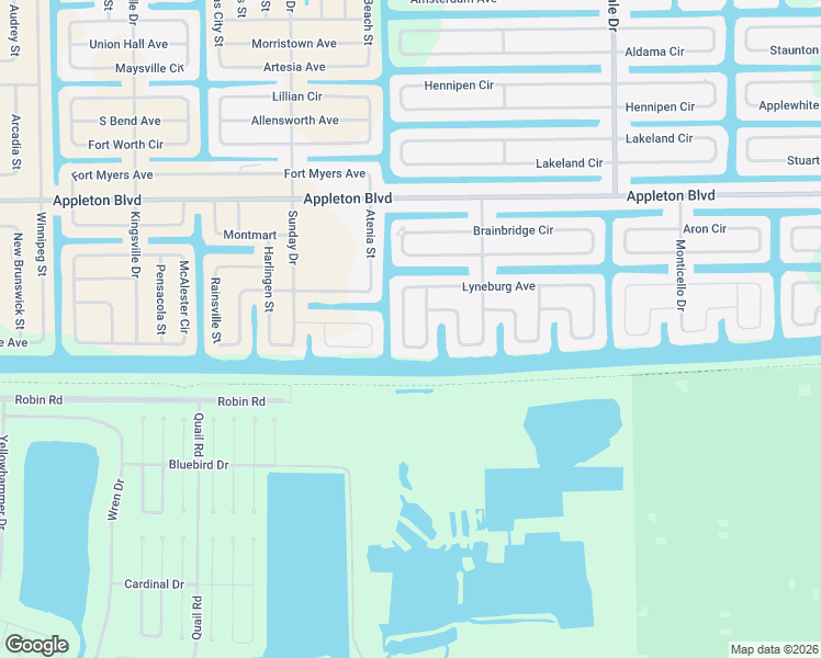 map of restaurants, bars, coffee shops, grocery stores, and more near 10522 Riverside Road in Port Charlotte
