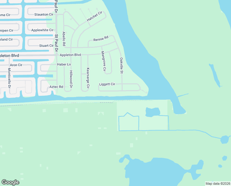 map of restaurants, bars, coffee shops, grocery stores, and more near 16881 Leggett Circle in Port Charlotte