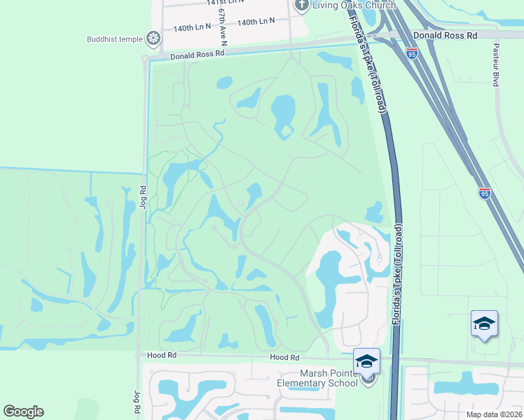 map of restaurants, bars, coffee shops, grocery stores, and more near 13334 Saffron Circle in West Palm Beach