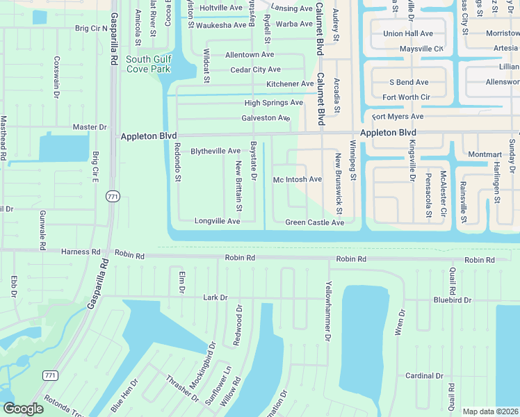 map of restaurants, bars, coffee shops, grocery stores, and more near 10465 Grand Junction Street in Port Charlotte