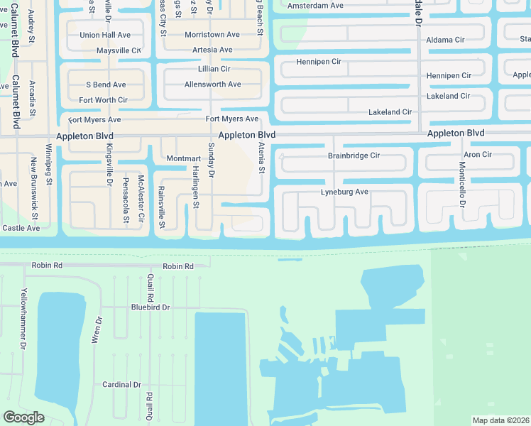 map of restaurants, bars, coffee shops, grocery stores, and more near 10534 Poughkeepsie Circle in Port Charlotte