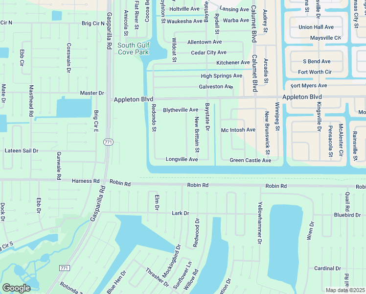 map of restaurants, bars, coffee shops, grocery stores, and more near 10459 Port Everglades Street in Port Charlotte