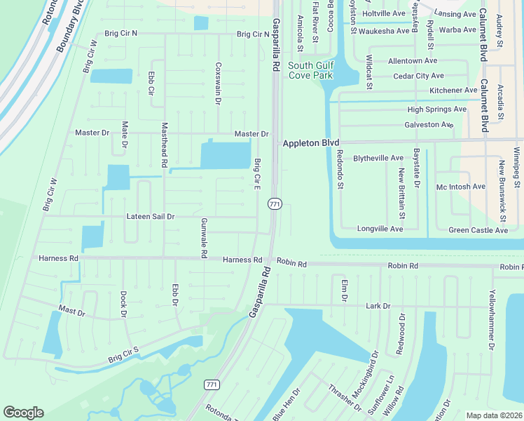 map of restaurants, bars, coffee shops, grocery stores, and more near 41 Brig Circle East in Placida