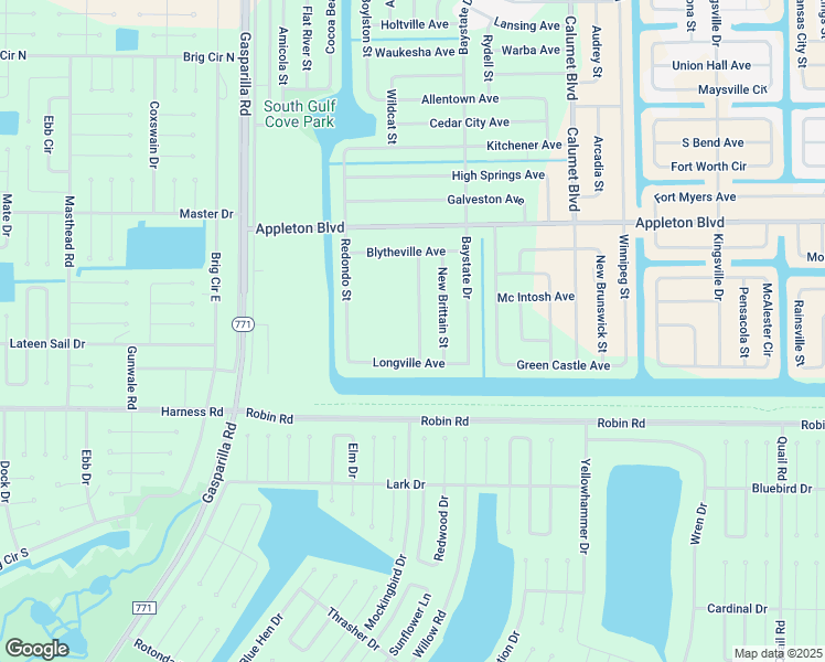 map of restaurants, bars, coffee shops, grocery stores, and more near 10459 Port Everglades Street in Port Charlotte