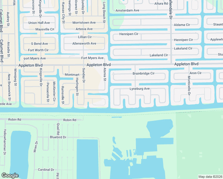 map of restaurants, bars, coffee shops, grocery stores, and more near 10587 Riverside Road in Port Charlotte