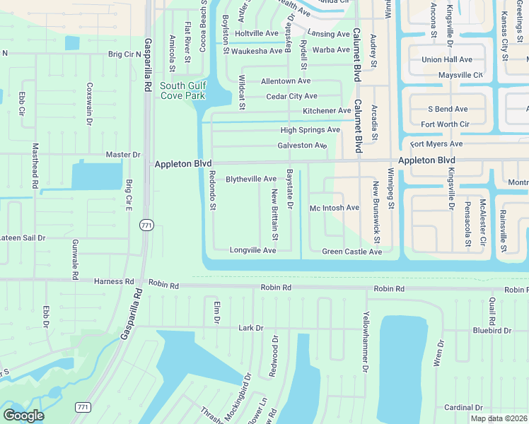 map of restaurants, bars, coffee shops, grocery stores, and more near 10401 Port Everglades Street in Port Charlotte