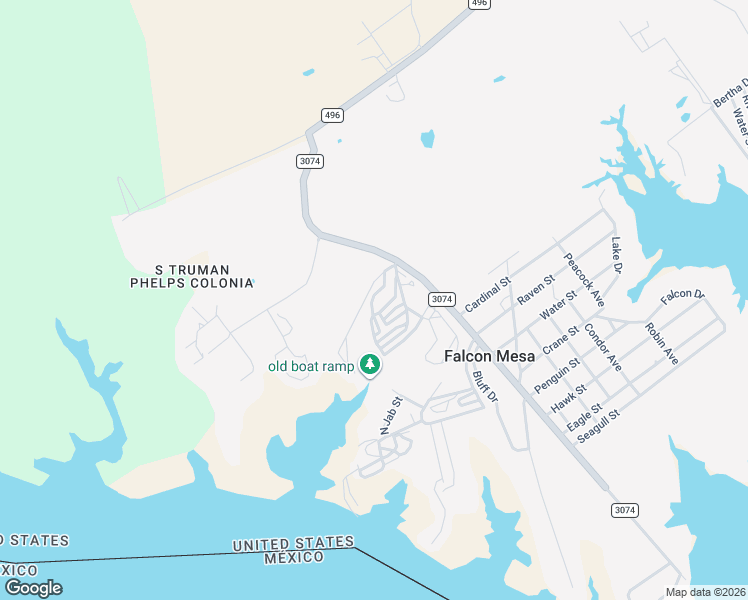 map of restaurants, bars, coffee shops, grocery stores, and more near 101-299 Roadrunner Drive in Zapata