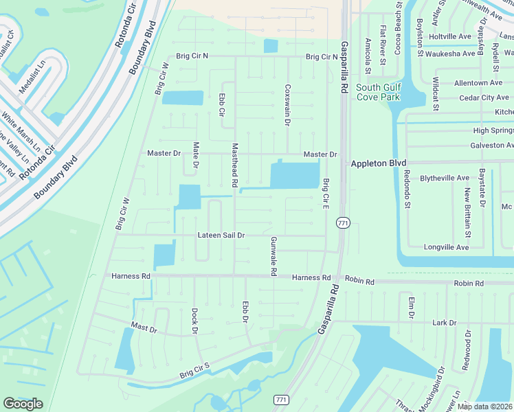 map of restaurants, bars, coffee shops, grocery stores, and more near 13 Carline Lane in Placida