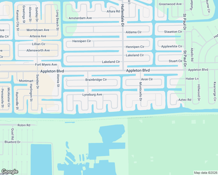 map of restaurants, bars, coffee shops, grocery stores, and more near 15374 Brainbridge Circle in Port Charlotte
